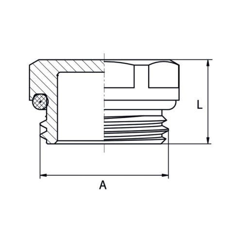 KOREK DO GRZEJ. STALOWEGO CHROM DN15 1/2"