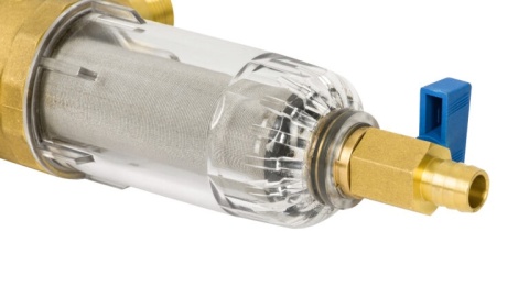 Komplet filtr mechaniczny z płukaniem wstecznym z manometrem PN16 DN25 (1/4")