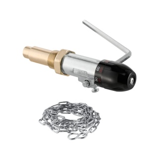 Regulator ciągu DN20 3/4" do kotłów na paliwo stałe