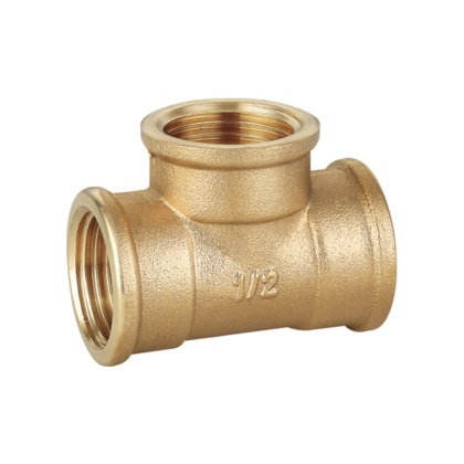Trójnik mosiężny GW 1/2"