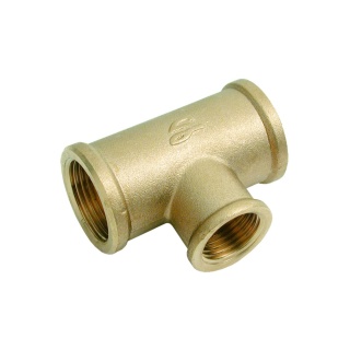 Trójnik mosiężny redukcyjny GW 3/4" x 1/2" x 3/4"