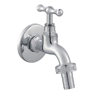 ZAWÓR CZERPARLNY DN15 - 1/2" ZE ZŁĄCZKĄ DO WĘŻA, CHROM