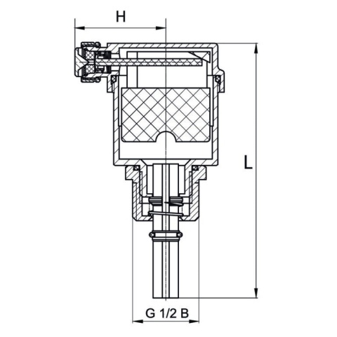 ZAWÓR ODPOWIETRZAJĄCY CO AUTOMATYCZNY Z ZAWOREM ODCINAJĄCYM 1/2"