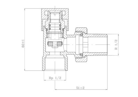 ZESTAW ZAWORÓW GRZEJNIKOWYCH, DN15(1/2), KĄTOWY, ANTRACYT PREMIUM