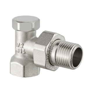 Zawór grzejnikowy powrotny kątowy 1/2"