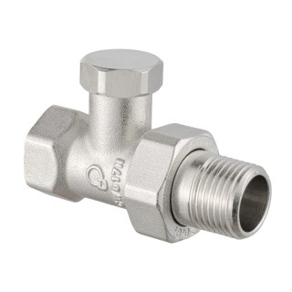 Zawór grzejnikowy powrotny prosty 1/2"