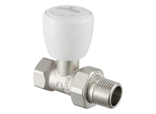 Zawór grzejnikowy zasilający prosty 1/2"