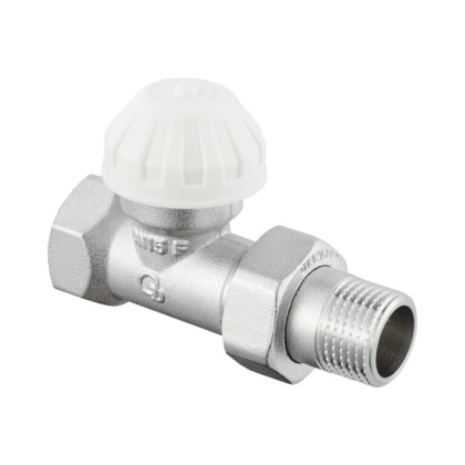 Zawór grzejnikowy termostatyczny prosty z nast. wstępną 1/2" M30x1,5