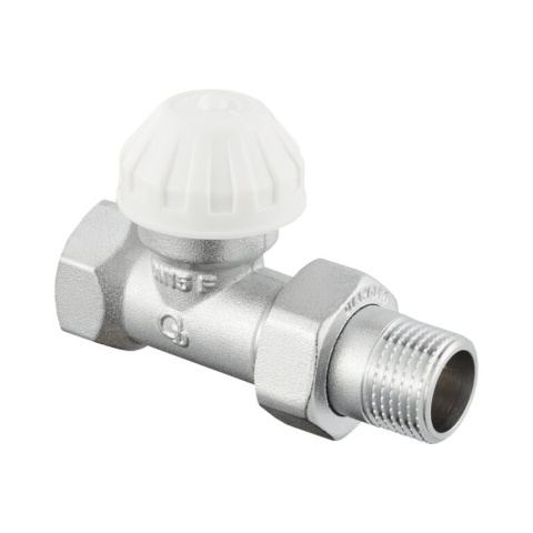 Zawór grzejnikowy termostatyczny prosty z nast. wstępną 1/2" M30x1,5