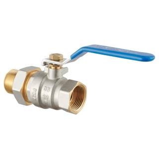 Zawór kulowy "Hiszpan" mosiężny DN20 3/4" GW/GW PN30 ze śrubunkiem