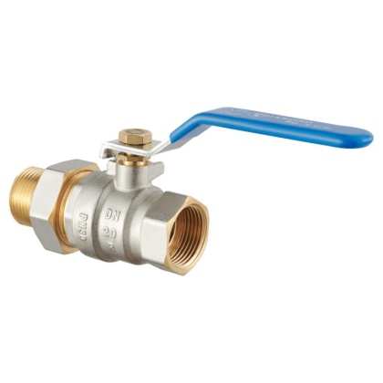 Zawór kulowy "Hiszpan" mosiężny DN20 3/4" GW/GW PN30 ze śrubunkiem