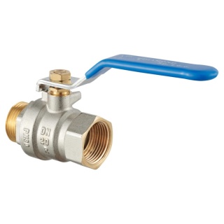 Zawór kulowy "Hiszpan" mosiężny DN25 1" GW/GW PN30