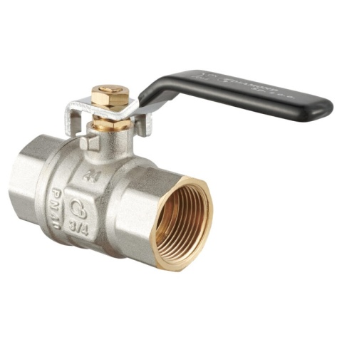 Zawór kulowy ciężki mosiężny DN40 1 1/2" GW/GW PN40 pełnoprzelotowy