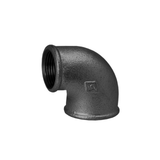 Kolano czarne redukcyjne GW 1" x 1/2"