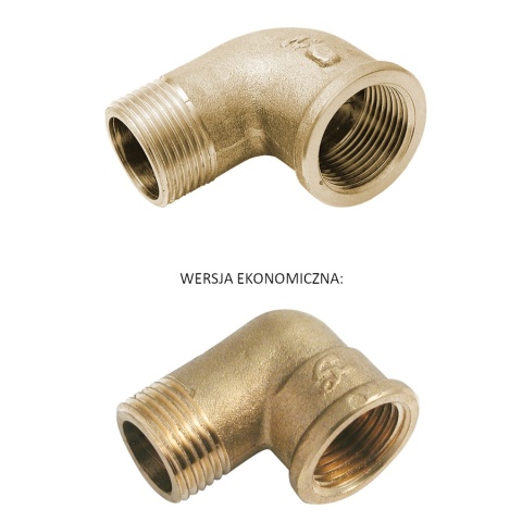 Kolano mosiężne GW/GZ 3/4"