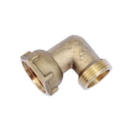 Kolano mosiężne z ruchomą nakrętką 3/4"GW x 3/4"GZ