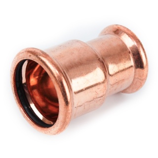 Mufa miedziana redukcyjna zacisk M zacisk M 22mm x 18mm