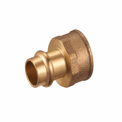 Mufa mosiężna przejściowa zacisk V / GW 15mm x 1/2"