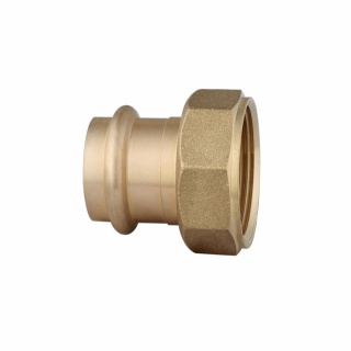 Półśrubunek mosiężny zacisk V / GW 15mm x 1/2"