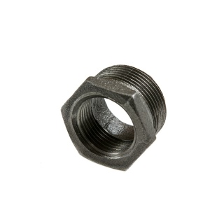 Redukcja czarna GZ 1 1/4" x GW 1/2"