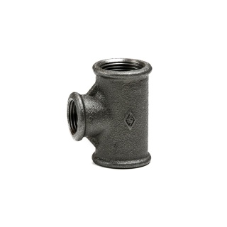 Trójnik czarny redukcyjny GW 2" x 1 1/4"