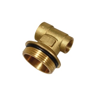 Trójnik do rozdzielacza GW 1/2" x GZ 1" x GW 3/8"