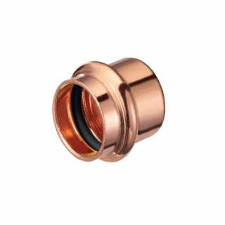 Zaślepka miedziana zacisk V 18mm