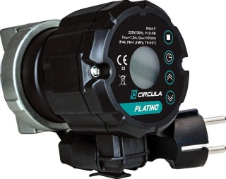 CIRCULA-PLATINO-POMPA ELEKTRONICZNA CWU DN15 Z PROGRAMATOREM, WTYCZKĄ I PRZEWODEM