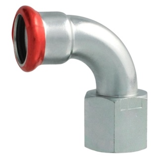 Kolano 90st. GW zapras. "M" 15×3/8" CARBON STEEL