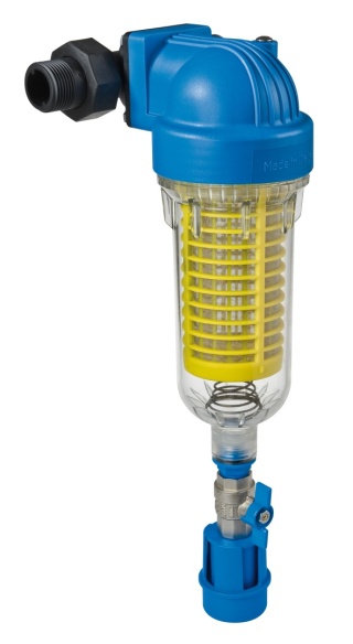 Filtr samoczyszczący Atlas Filtri Hydra DS 360° z przyłączem GW ¾"/1" - siatka 90 μm z manometrami (PR341-H-DS-MP-90M)