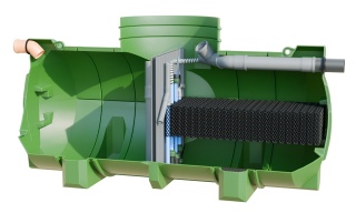 Oczyszczalnia biologiczna 10 RLM ZBS-10C jednopłaszczowa