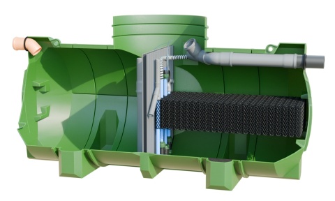 Oczyszczalnia biologiczna 10 RLM ZBS-10C/GSM jednopłaszczowa z modułem GSM