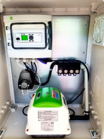 Oczyszczalnia biologiczna 10 RLM ZBS-10C/GSM jednopłaszczowa z modułem GSM