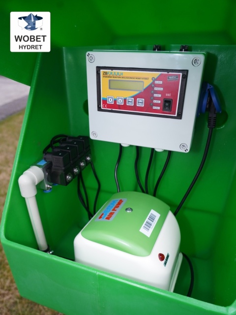 Oczyszczalnia biologiczna 10 RLM ZBS-10C/KP jednopłaszczowa z pompą