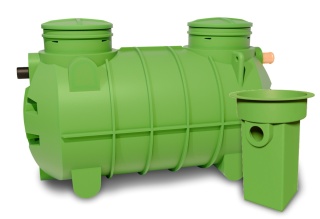 Osadnik gnilny 3,5 m³ jednopłaszczowy 2-komorowy z filtrem do 6 osób