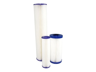 Wkład harmonijkowy Atlas Filtri Big Blue 10" | filtracja 20 μm | wielokr. użytku | EL (EL20-BB10)