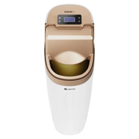 Zmiękczacz wody USTM Golden 25 L - premium z generatorem chloru, up-flow i alarmem soli (WS-25-LCD-GOLDEN)